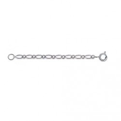 Chaine D'extension Figaro1 2,5mm Argent